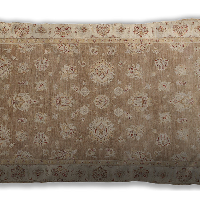 Traditional Classic Rectangular Brown Lumbar Throw Pillow, 13 inch by 19 inch, lbtr1328