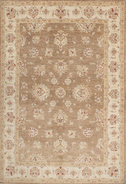 Machine Washable Traditional Brown Rug, wshtr1328