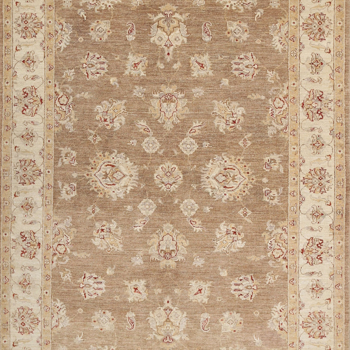 Machine Washable Traditional Brown Rug, wshtr1328