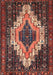 Traditional Rust Pink Persian Rug, tr1331