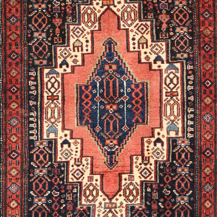 Traditional Rust Pink Persian Rug, tr1331