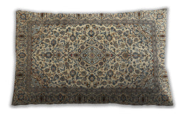 Traditional Classic Rectangular Brown Lumbar Throw Pillow, 13 inch by 19 inch, lbtr1332