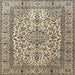 Square Traditional Brown Persian Rug, tr1332