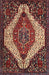 Traditional Saffron Red Persian Rug, tr1336