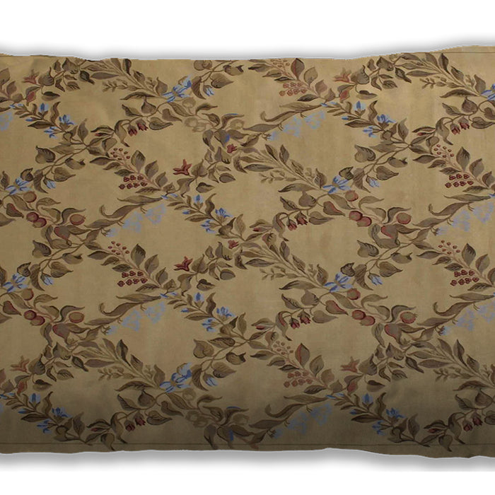 Traditional Classic Rectangular Light Brown Lumbar Throw Pillow, 13 inch by 19 inch, lbtr1338