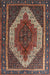 Traditional Dark Almond Brown Persian Rug, tr1340