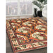 Machine Washable Traditional Sand Brown Rug in a Family Room, wshtr1341