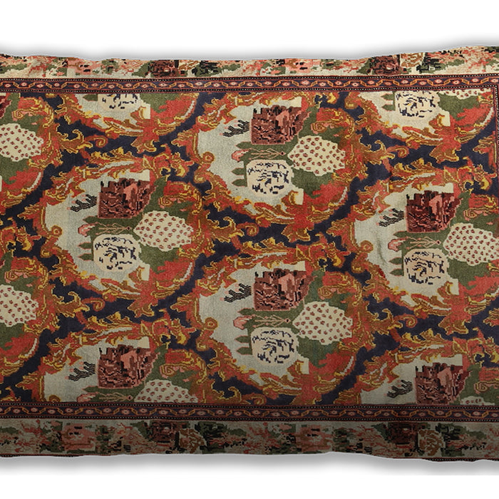 Traditional Classic Rectangular Brown Sand Brown Lumbar Throw Pillow, 13 inch by 19 inch, lbtr1341