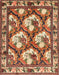 Traditional Sand Brown Persian Rug, tr1341