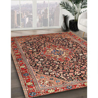 Traditional Saffron Red Persian Rug, tr1344