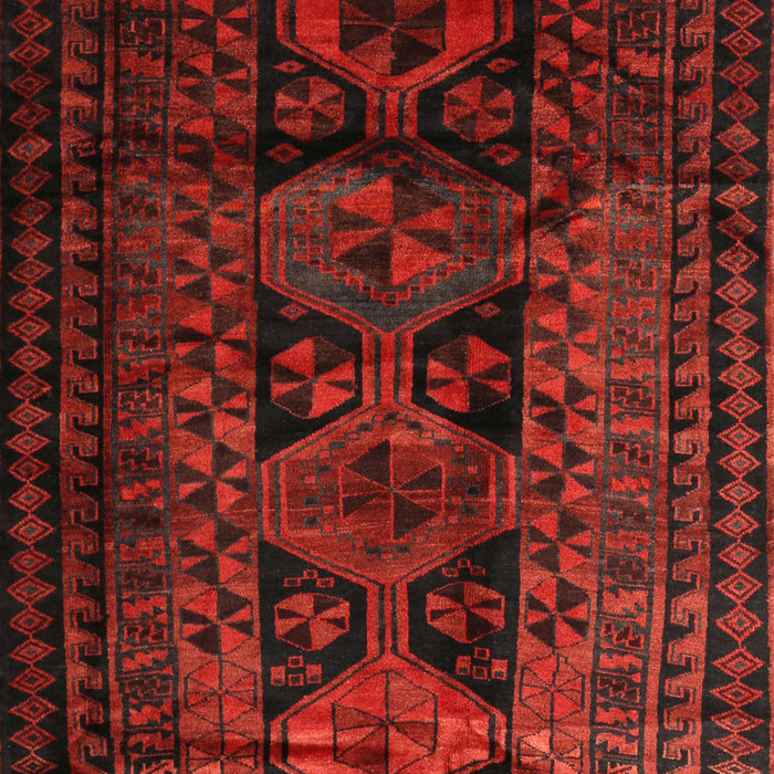 Machine Washable Traditional Tomato Red Rug, wshtr1349
