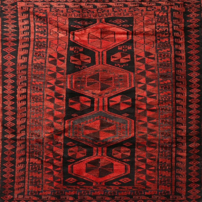 Square Traditional Red Persian Rug, tr1349