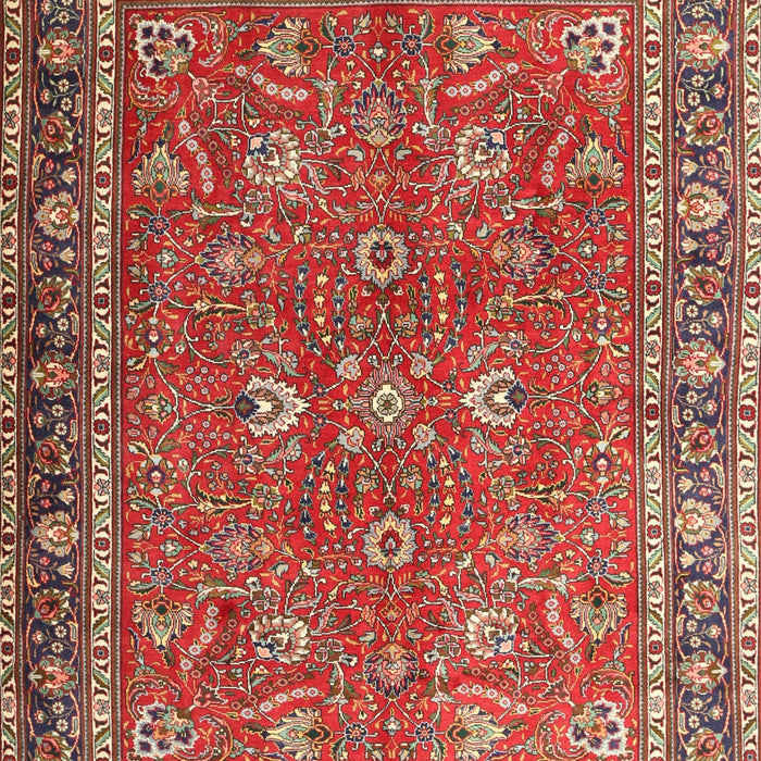 Machine Washable Traditional Light Copper Gold Rug, wshtr1354