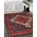 Traditional Rosy Purple Persian Rug in Family Room, tr1356