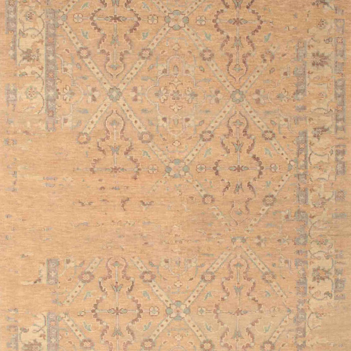 Machine Washable Traditional Sand Brown Rug, wshtr1357