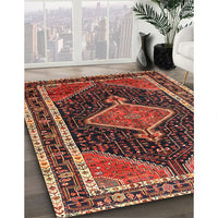 Traditional Rust Pink Persian Rug, tr1358