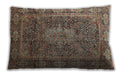 Traditional Classic Rectangular Camel Brown Lumbar Throw Pillow, 13 inch by 19 inch, lbtr135