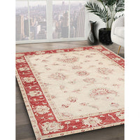 Traditional Orange Oriental Rug, tr1362