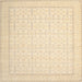 Square Traditional Brown Oriental Rug, tr1364