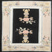 Square Traditional Black Oriental Rug, tr1365