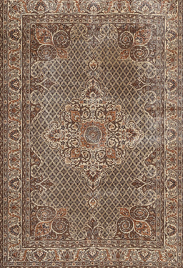 Machine Washable Traditional Camel Brown Rug, wshtr1366
