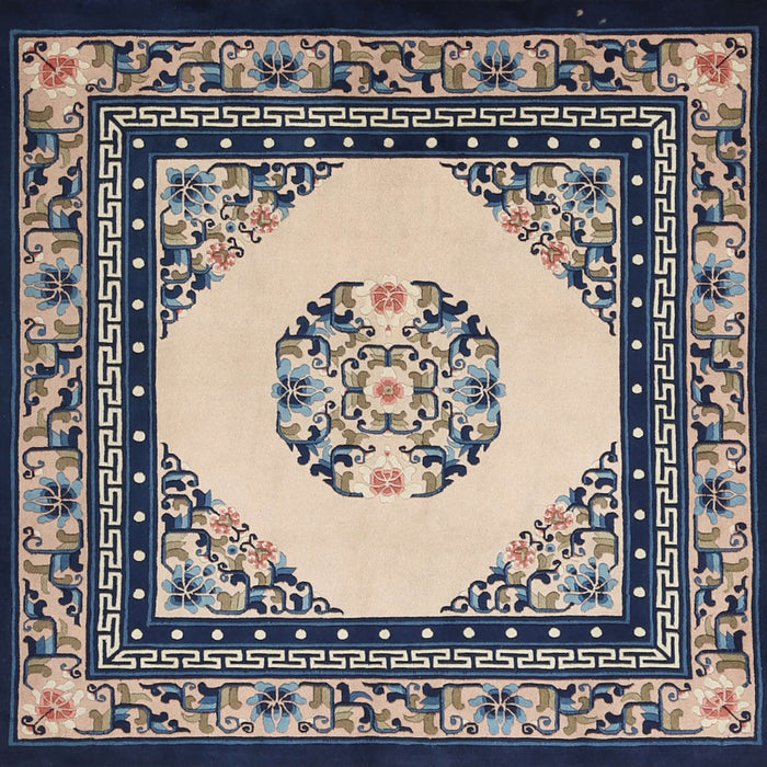 Machine Washable Traditional Dark Slate Blue Rug, wshtr1367