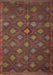 Traditional Saffron Red Persian Rug, tr1368