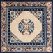 Traditional Dark Slate Blue Oriental Rug, tr1372