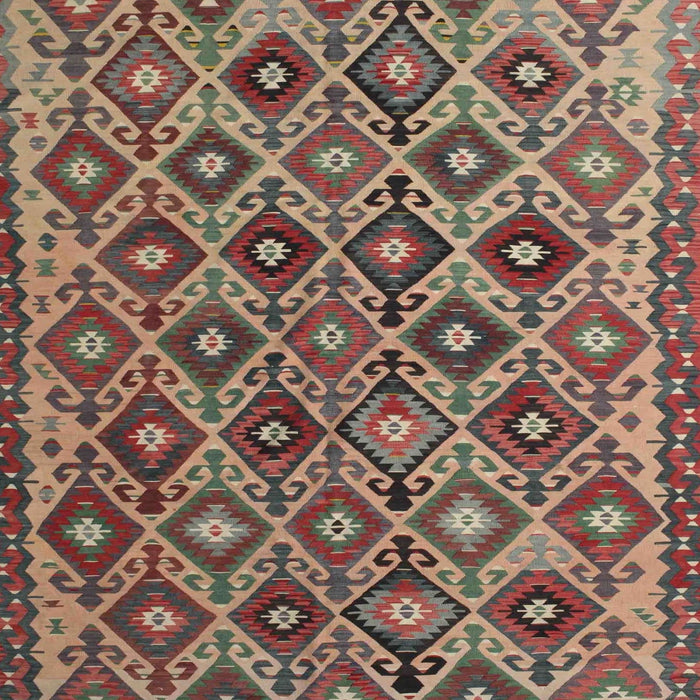 Square Traditional Chestnut Brown Persian Rug, tr1373