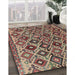 Machine Washable Traditional Chestnut Brown Rug in a Family Room, wshtr1373