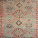 Square Traditional Rust Pink Persian Rug, tr1374