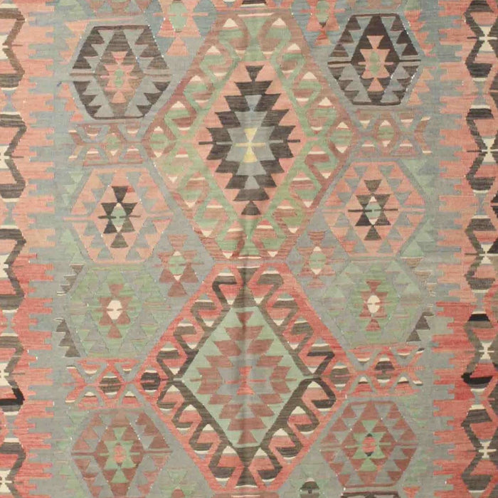 Traditional Rust Pink Persian Rug, tr1374