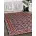 Traditional Camel Brown Persian Rug in Family Room, tr1375