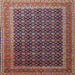 Square Traditional Camel Brown Persian Rug, tr1376