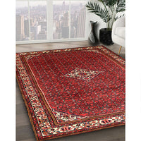 Traditional Sienna Brown Persian Rug, tr1379