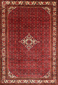 Machine Washable Traditional Sienna Brown Rug, wshtr1379