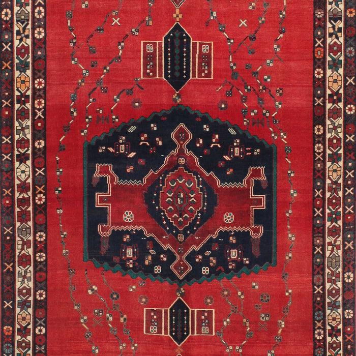 Traditional Reddish Brown Persian Rug, tr137