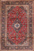 Traditional Saffron Red Persian Rug, tr1380