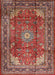 Traditional Orange Salmon Pink Persian Rug, tr1385