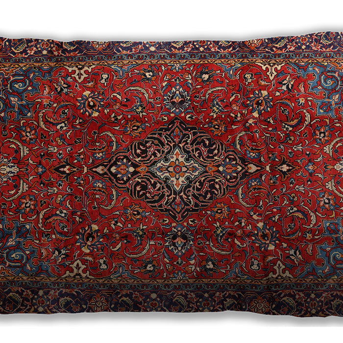 Traditional Classic Rectangular Cranberry Red Lumbar Throw Pillow, 13 inch by 19 inch, lbtr1386
