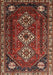 Traditional Crimson Red Persian Rug, tr1387