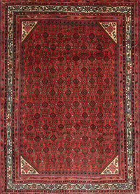 Machine Washable Traditional Sienna Brown Rug, wshtr1389