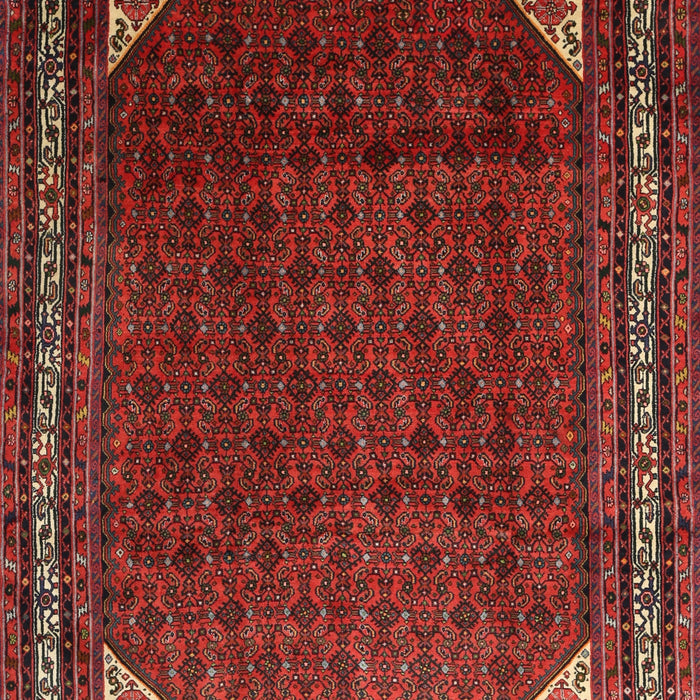 Machine Washable Traditional Sienna Brown Rug, wshtr1389
