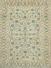 Machine Washable Traditional Brown Rug, wshtr138