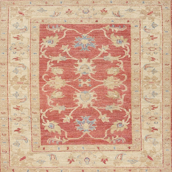 Square Traditional Brown Oriental Rug, tr1390