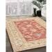 Traditional Brown Oriental Rug in Family Room, tr1390