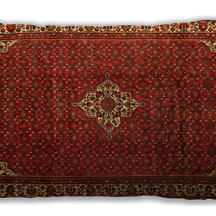 Traditional Classic Rectangular Mahogany Brown Lumbar Throw Pillow, 13 inch by 19 inch, lbtr1391