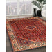 Traditional Red Persian Rug in Family Room, tr1392