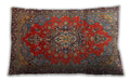 Traditional Classic Rectangular Dark Almond Brown Lumbar Throw Pillow, 13 inch by 19 inch, lbtr1393