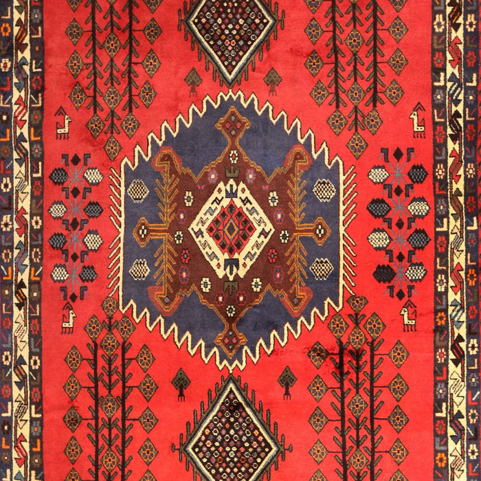 Traditional Sienna Brown Persian Rug, tr1396